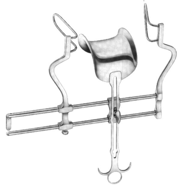 Surgical instruments self-retaining retractors - Balfour abdominal